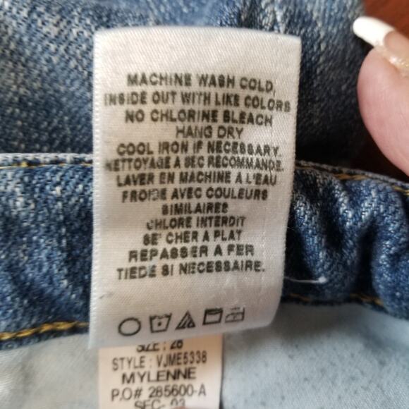 Joe's Jeans Women's Easy Crop Straight Leg Size W 28 Medium Wash 5 Pocket - Picture 9 of 10